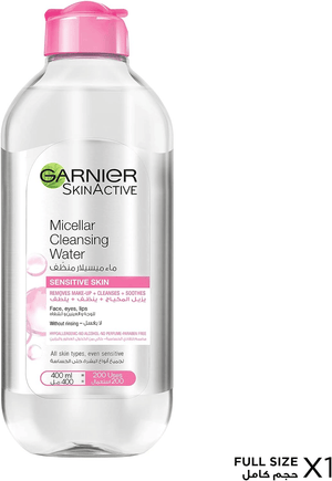 Garnier Skin Active Micellar Cleansing Water with Cotton Pad - 400ml Value Pack - Pinoyhyper