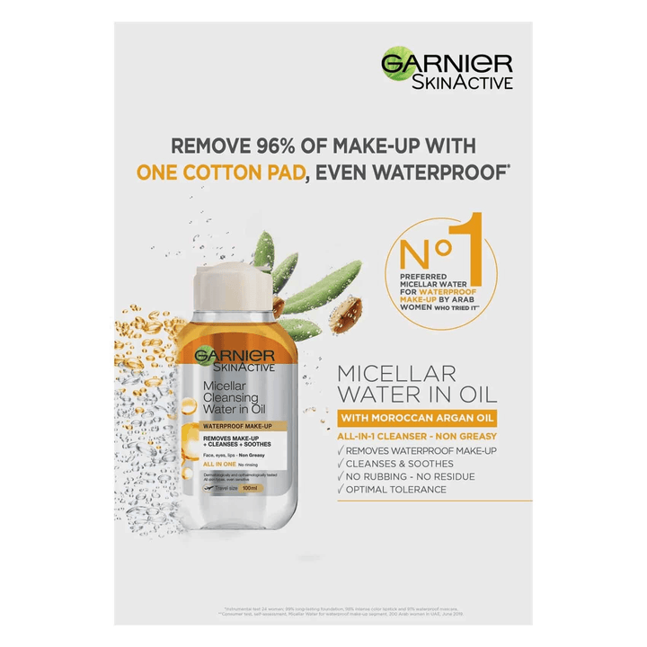 Garnier Skin Active Micellar Water In Oil - 100ml - Pinoyhyper