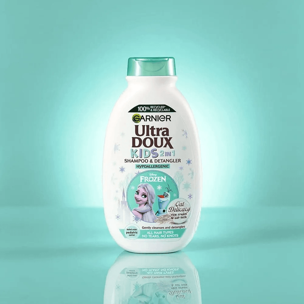 Garnier Ultra Doux Kids 2 in 1 Shampoo & Detangler Rice Cream & Oat Milk - 400ml - Pinoyhyper