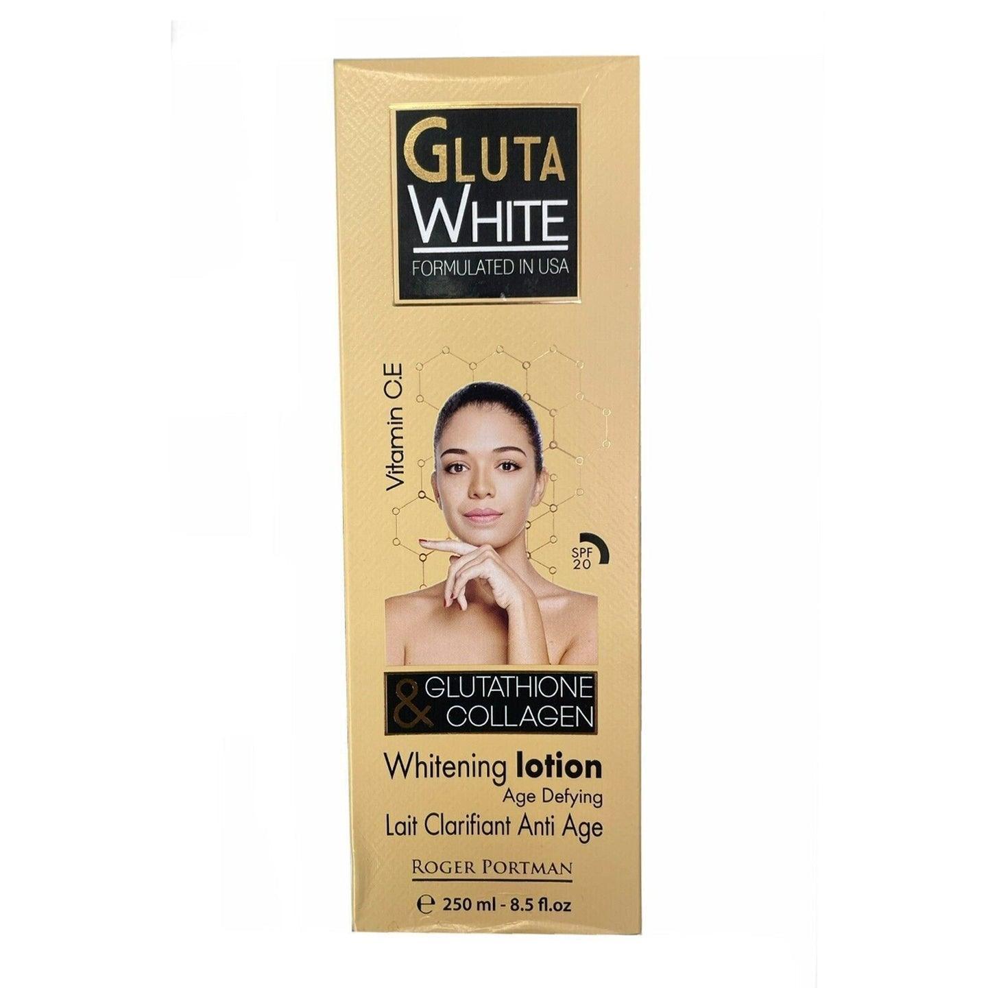 Gluta White Glutathione & Collagen Whitening Body Lotion - 250ml Pinoy Hyper Kuwait Gluta White Glutathione & Collagen Whitening Body Lotion - 250ml Pinoy Hyper Kuwait