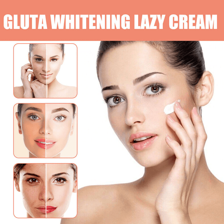 Gluta Whitening Lazy Cream Long Term Makeup - 30g - Pinoyhyper