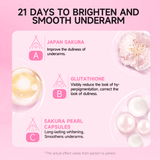 Gmeelan Sakura Gluta Brightening Underarm Cream - 30g - Pinoyhyper