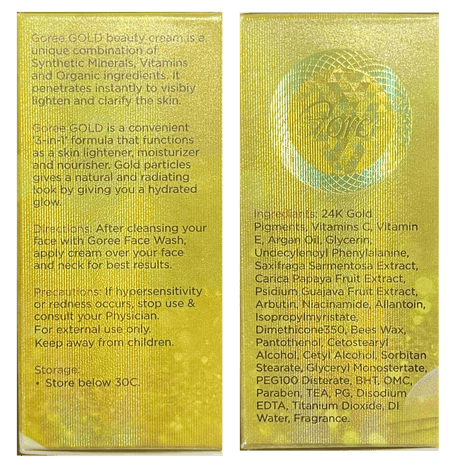 Goree Gold 24k Beauty Cream 17gm - Pinoyhyper