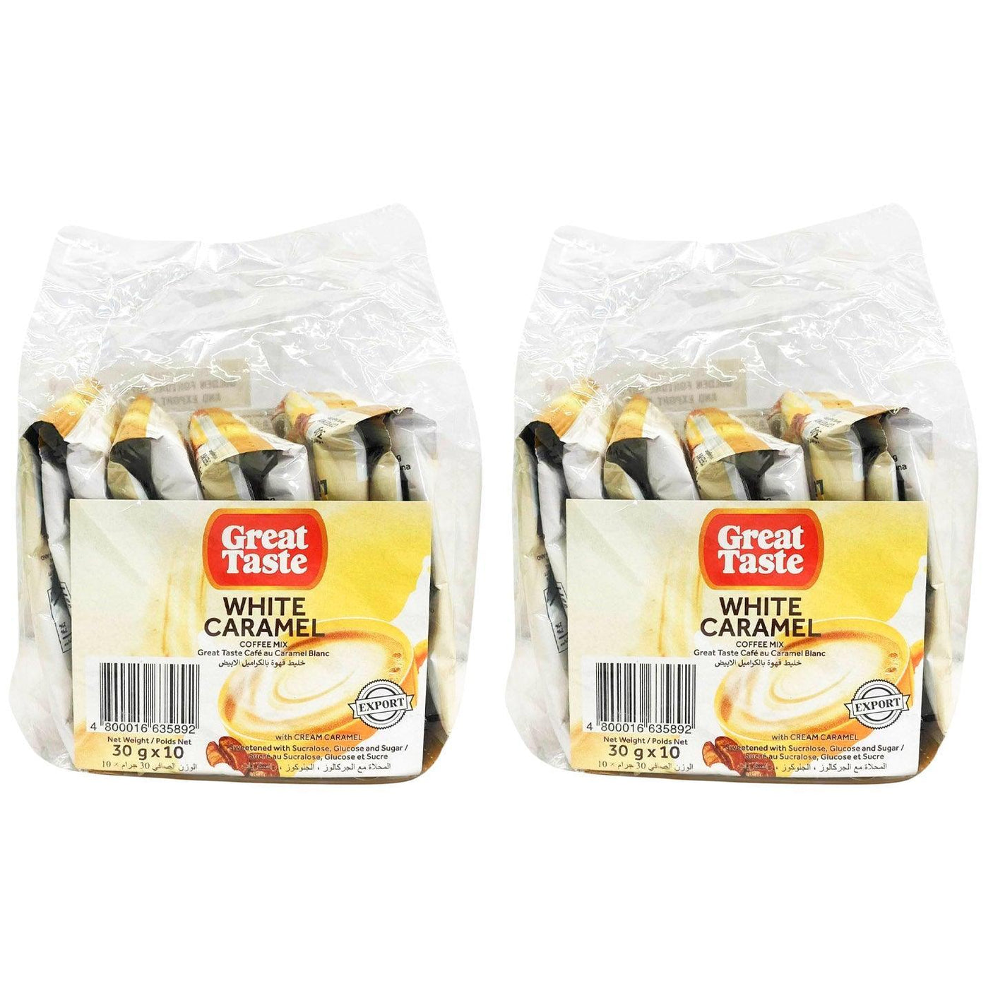 Great Taste White Caramel Coffee Mix 30g x 10Pcs (1+1) Offer - Pinoyhyper