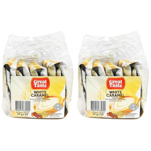 Great Taste White Caramel Coffee Mix 30g x 10Pcs (1+1) Offer - Pinoyhyper