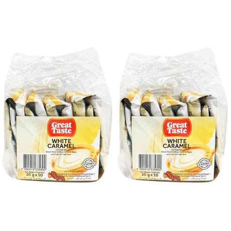 Great Taste White Caramel Coffee Mix 30g x 10Pcs (1+1) Offer - Pinoyhyper