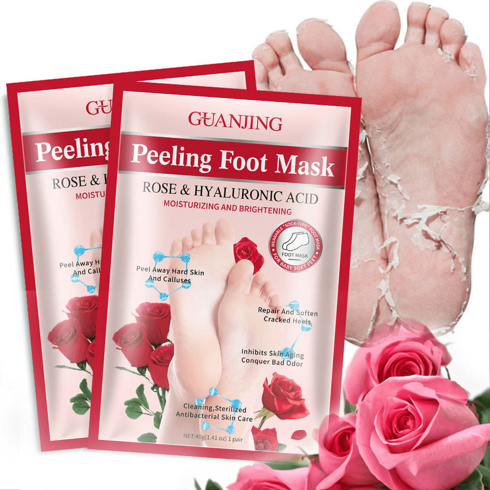 Guanjing Rose Nourishing Foot Peeling Mask 40g Pinoyhyper