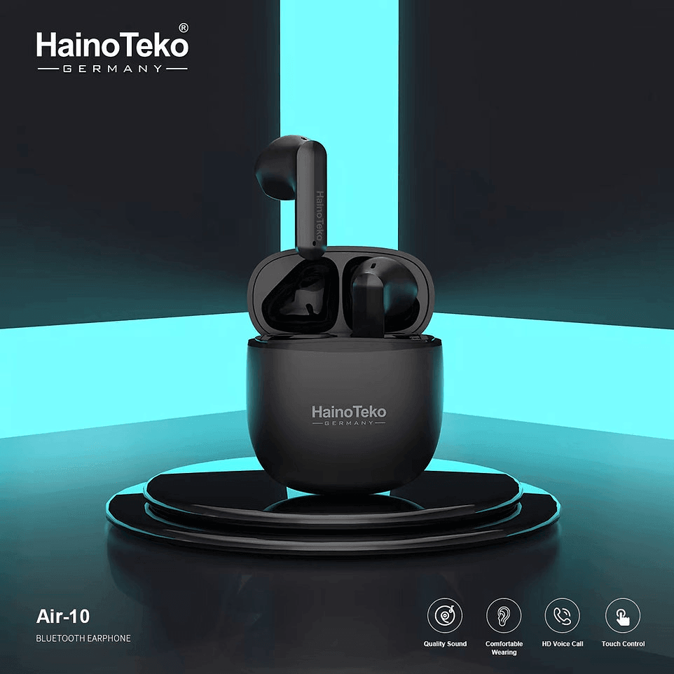 Haino Teko Air-10 Original Germany Bass Music Super Clear Mic - Black - Pinoyhyper