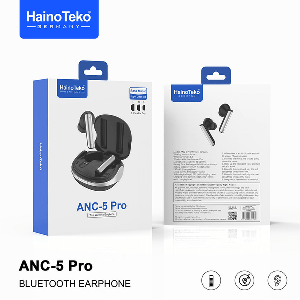 Haino Teko ANC-5 Pro Original Germany (Black) - Pinoyhyper