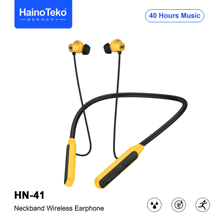 Haino Teko HN-41 Wireless Bluetooth Neckband - Germany - Pinoyhyper