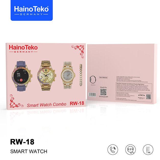 Haino Teko RW-18 Smartwatch 2 Watches Combo - Pinoyhyper