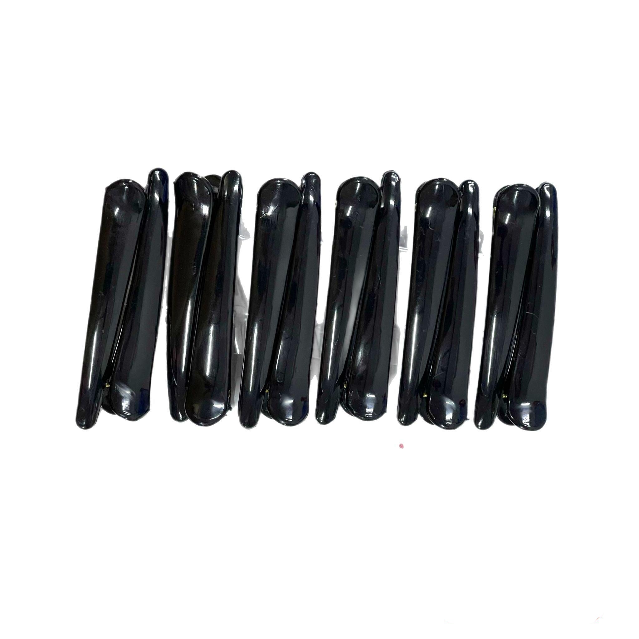 Hair Clip Black Saloon Hair Clip - 6 Pcs (151532) - Pinoyhyper