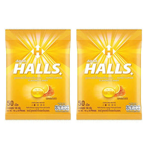 Halls Honey Lemon Candy 50pcs 140g (1+1) Offer - Pinoyhyper
