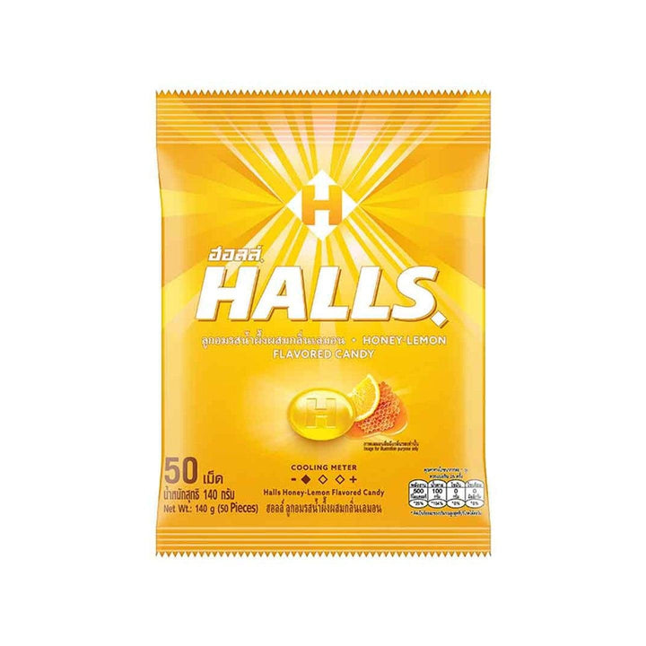 Halls Honey Lemon Candy 50pcs 140g - Pinoyhyper