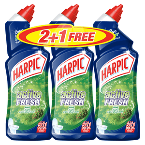 Harpic Active Fresh Pine Toilet Cleaner - 3 x 500ml - Pinoyhyper