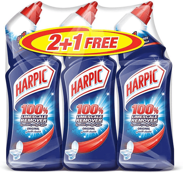 Harpic Liquid Original Toilet Cleaner - 3 x 500ml - Pinoyhyper