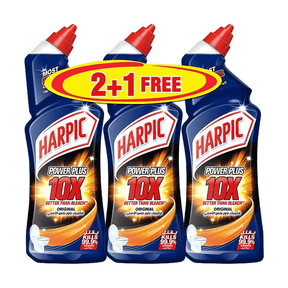 Harpic Power Plus 10X Most Powerful Toilet Cleaner - 3 x 500ml - Pinoyhyper