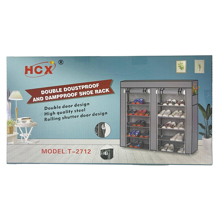 HCX Double Doustproof & Dampproof Shoe Rack T-2712 - Pinoyhyper