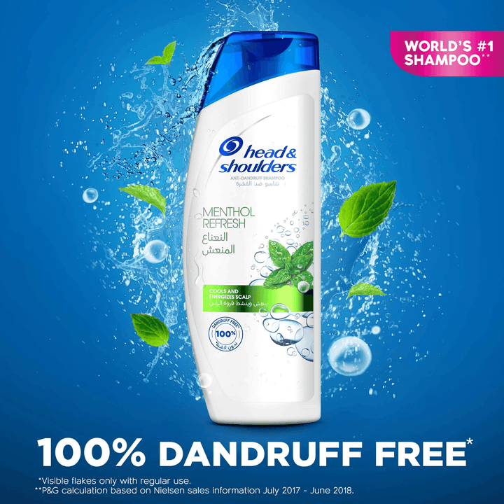 Head & Shoulders Menthol Refresh Shampoo - 700ml + 400ml - Pinoyhyper