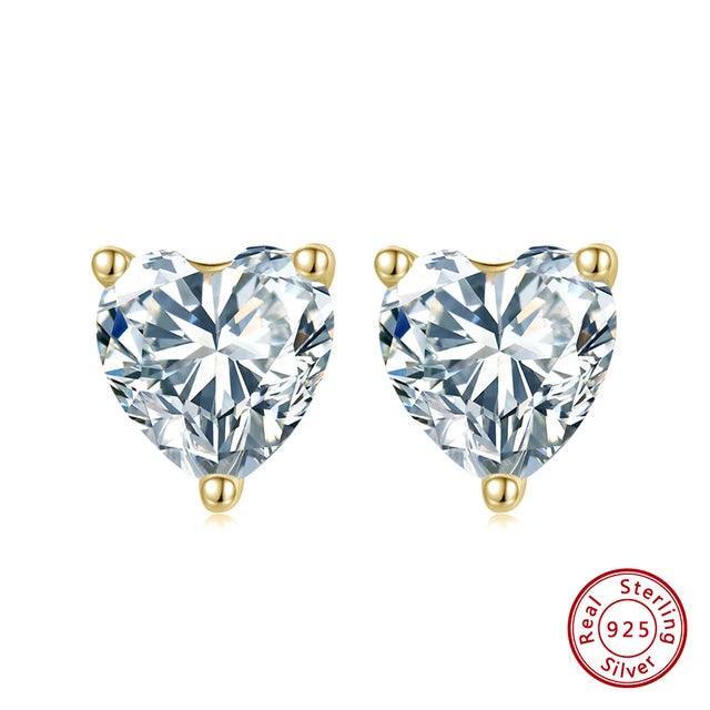 Heart Stud Earrings 1 Pc - Pinoyhyper