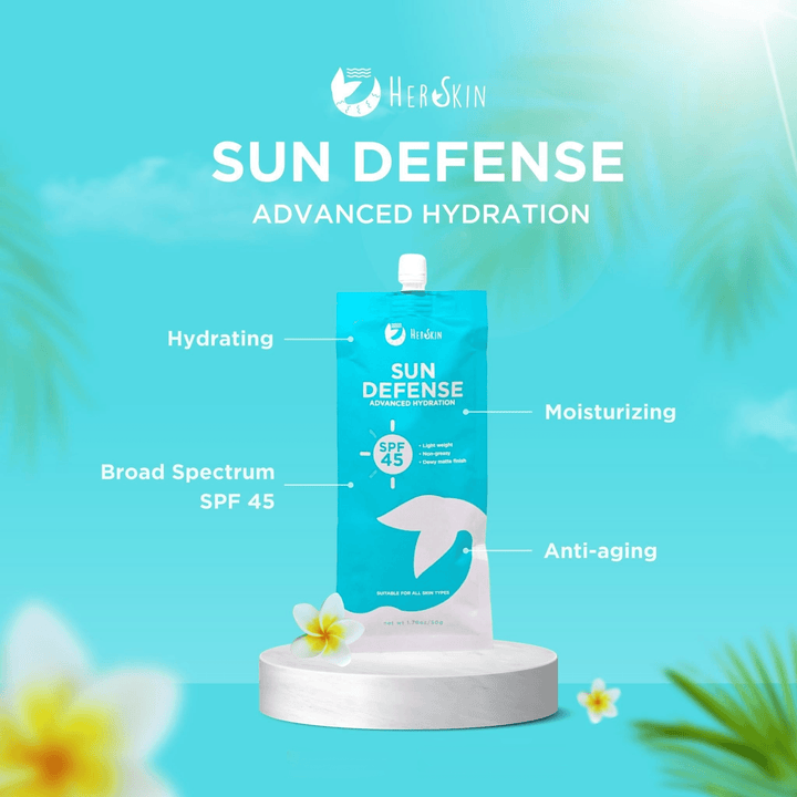 HerSkin Sun Defense Advanced Hydration SPF 45 - 50g - Pinoyhyper