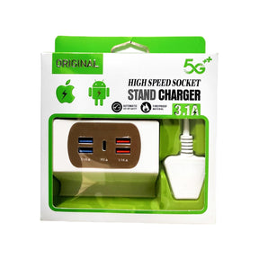 High Speed Socket Stand Mobile Charger - Pinoyhyper
