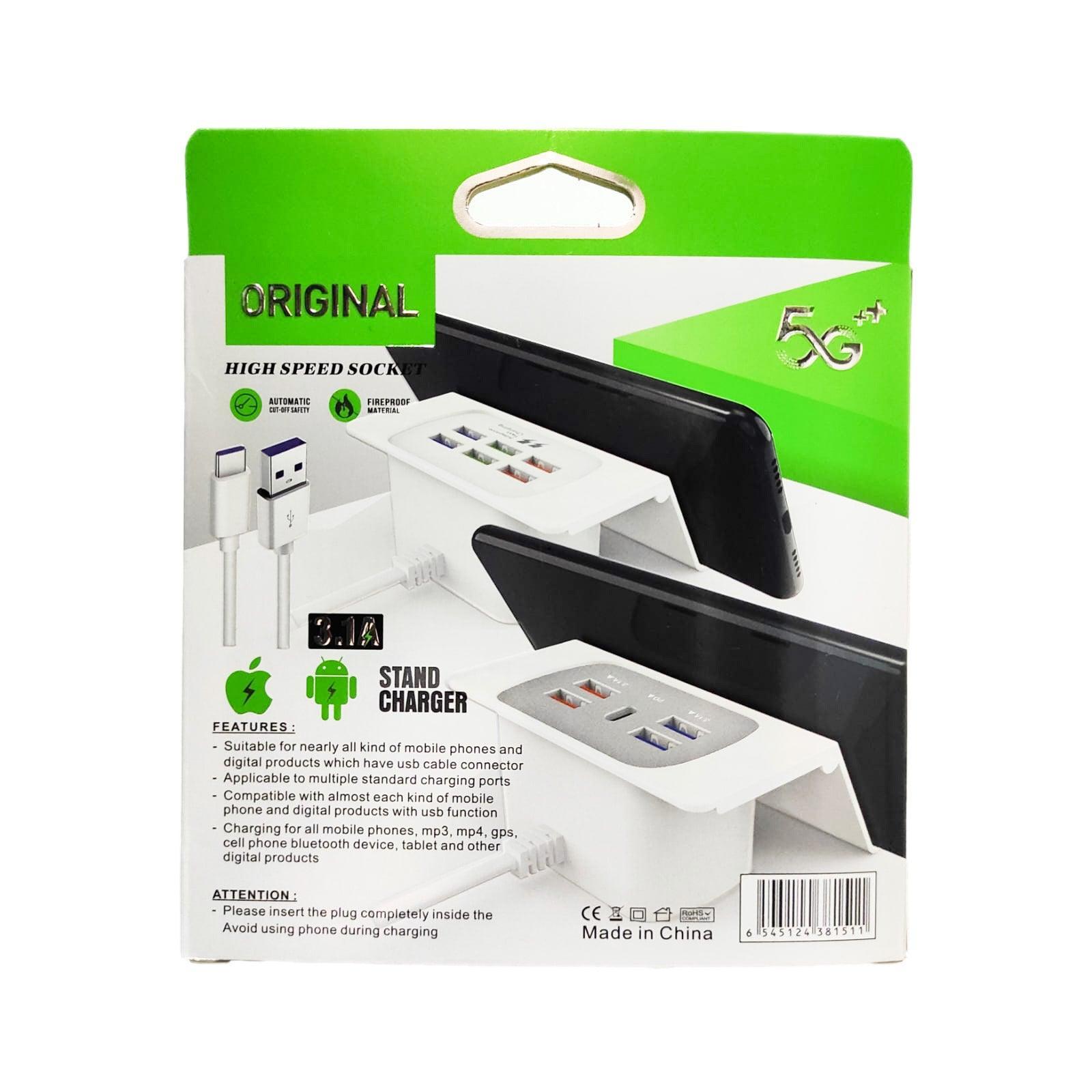 High Speed Socket Stand Mobile Charger - Pinoyhyper