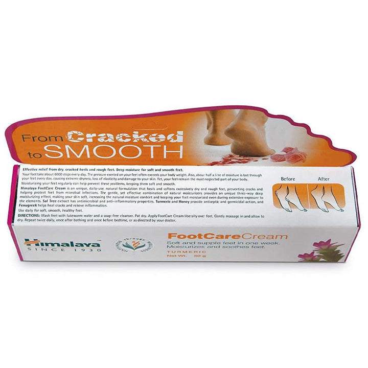 Himalaya Cracked Smooth Wellness Foot Care Cream - 50g - Pinoyhyper