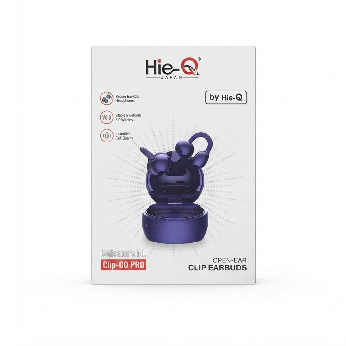 Hie-Q Clip-Go Pro Open Ear Clip Earbuds
