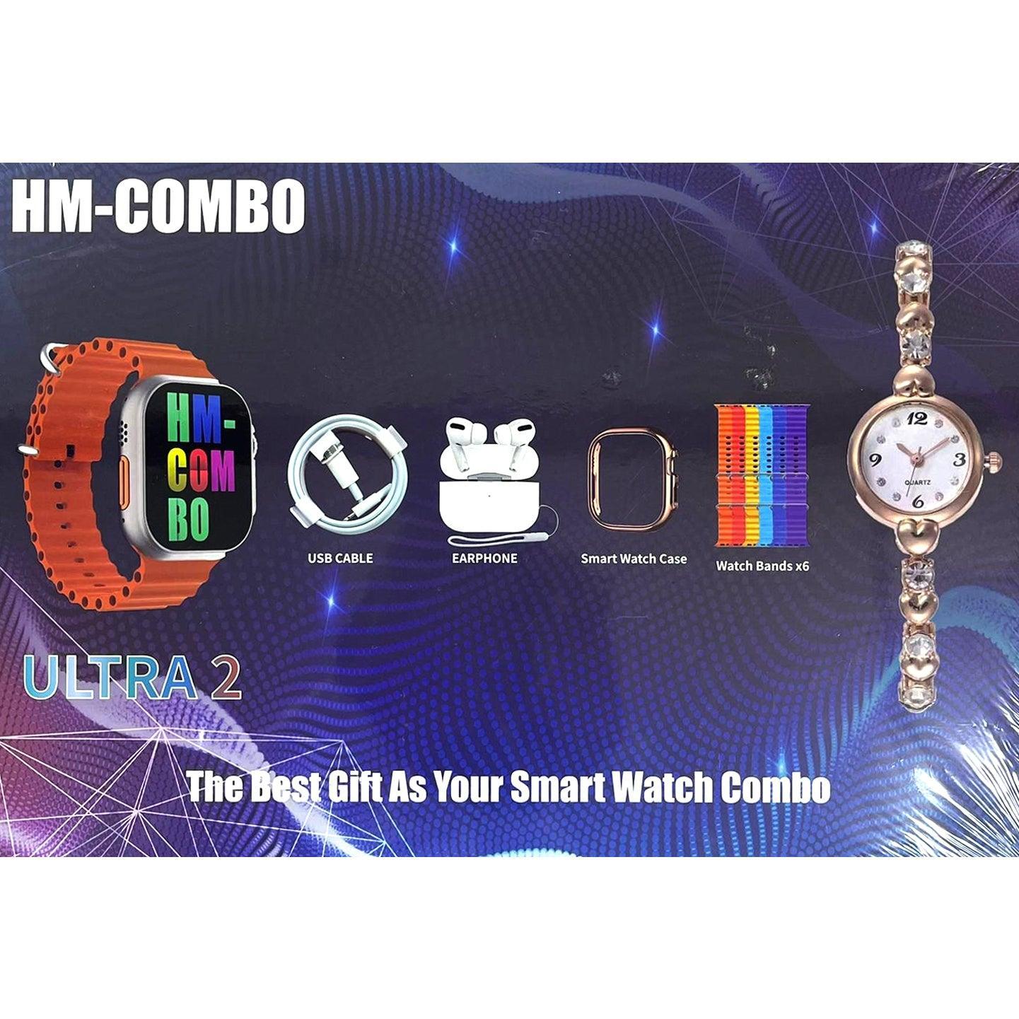HM-Combo Ultra 2 Smart Watch + Airpods - Pinoyhyper