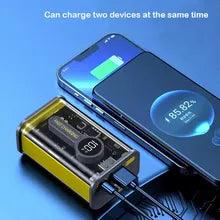 HMT 10000mAh Transparent Mini Power Bank PD Fast Charge Portable - Pinoyhyper