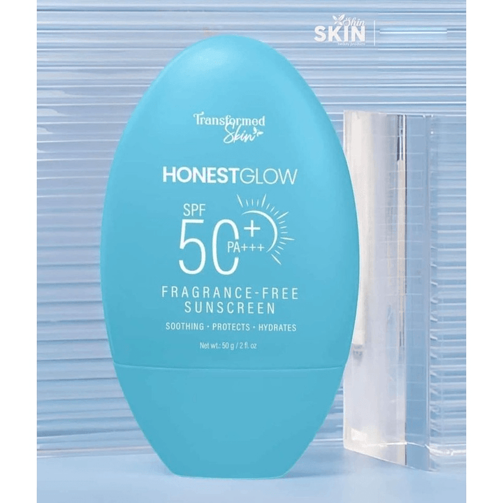 Honest Glow Fragrance Free Sunscreen SPF50 PA+++ - 50g - Pinoyhyper