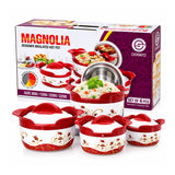 Magnolia Designer Insulated Hot Pot Set of 4