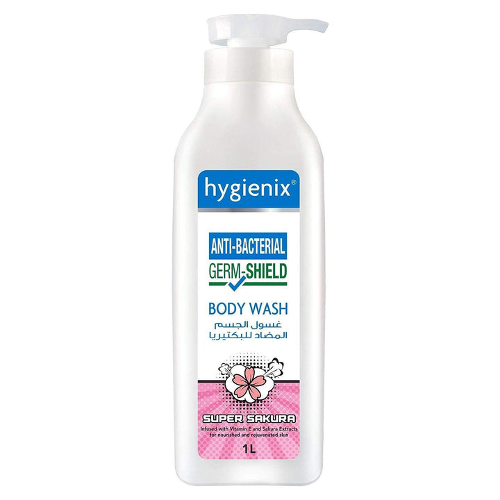 Hygienix Anti Bacterial Body Wash Super Sakura - 1 Ltr - Pinoyhyper