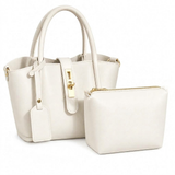 Women's Elegant Leather Handbag Set - 926