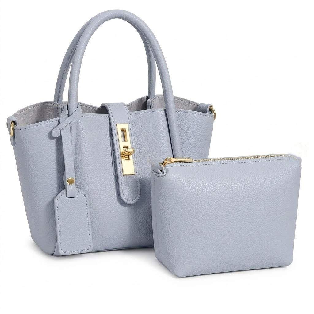 Women's Elegant Leather Handbag Set - 926