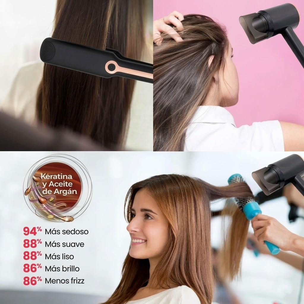 Reimiogton Shine Therapy Hair Straightener & Hair Dryer Set - RE2567