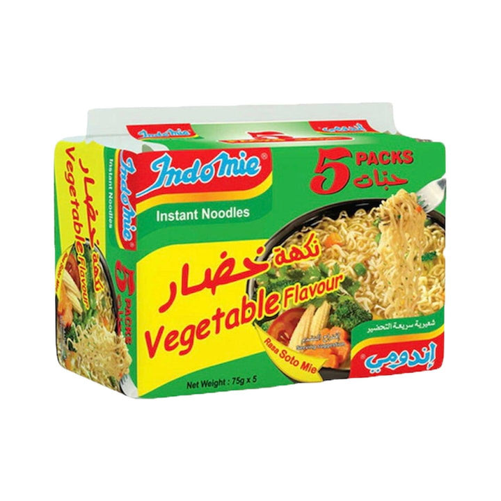 Indomie Instant Noodles Vegetable Flavor 5Pcs x 75g - Pinoyhyper