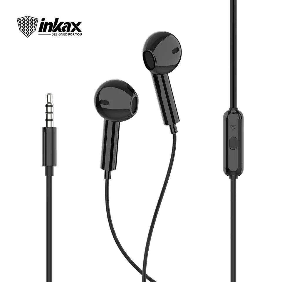 Inkax Fascinating Rhythm Wired Earphone AE-01 - Black - Pinoyhyper