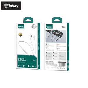 Inkax - Original Wireless Sports Earphones AEH-02 (White) - Pinoyhyper