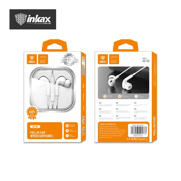 Inkax Wired Type-C Earphone AE-03 - Pinoyhyper