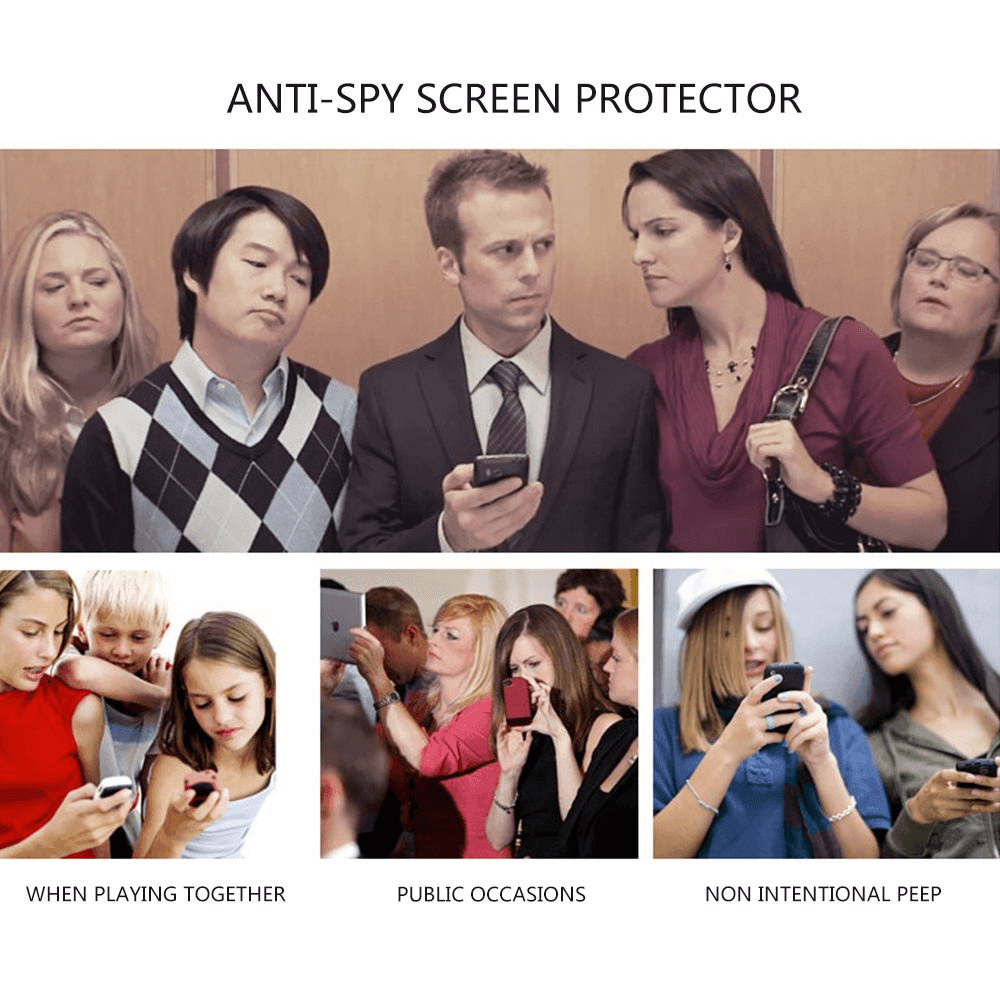 IPhone 11 (Black) Privacy Glass Original Screen Protector - Pinoyhyper