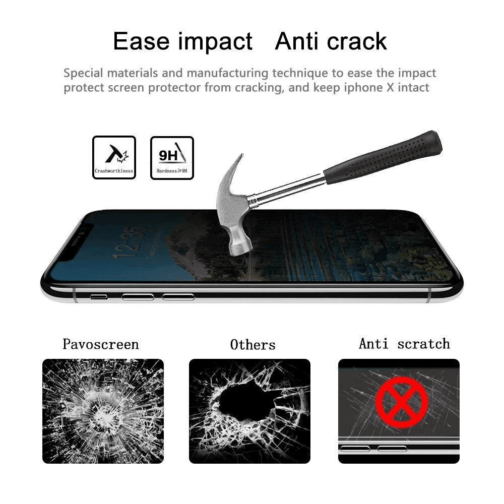 IPhone 11 (Black) Privacy Glass Original Screen Protector - Pinoyhyper