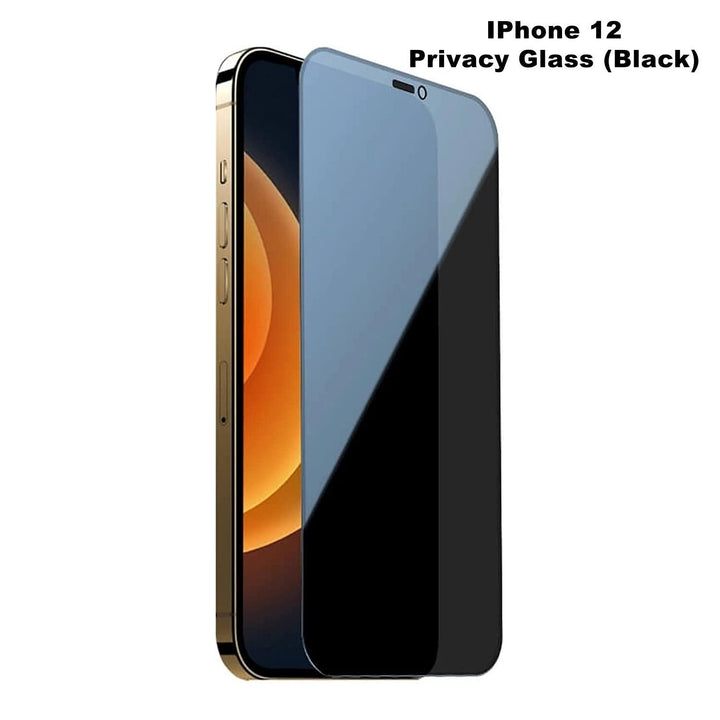 IPhone 12 (Black) Privacy Glass Original Screen Protector - Pinoyhyper