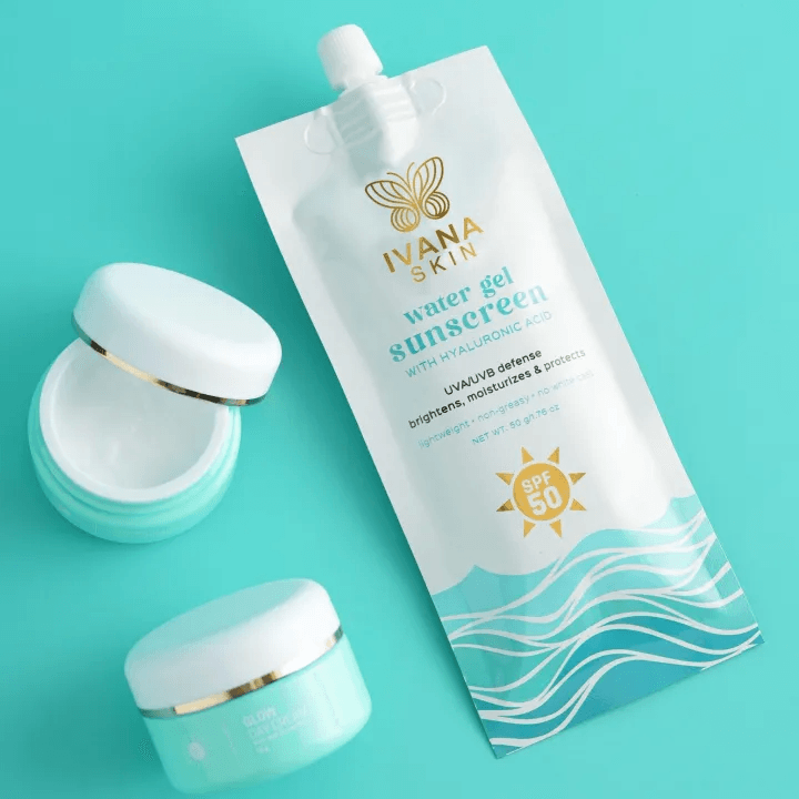 Ivana Skin Water Gel Sunscreen With Hyaluronic Acid SPF50 - 50g - Pinoyhyper