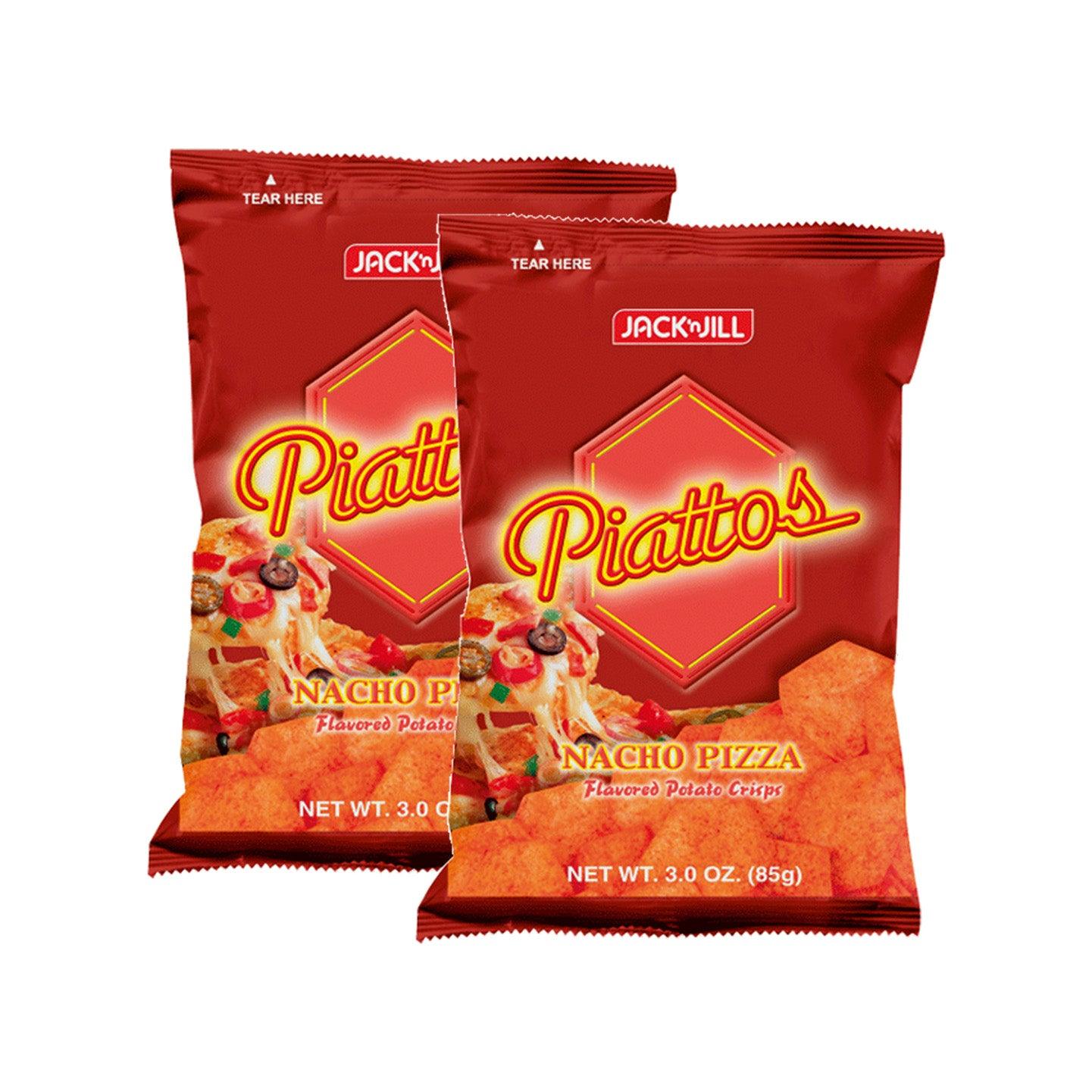 Jack n Jill Piattos Nacho Pizza Chips - 2Pcs × 85g (Offer)