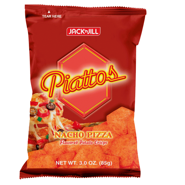Jack n Jill Piattos Nacho Pizza Chips 85gm - Pinoyhyper