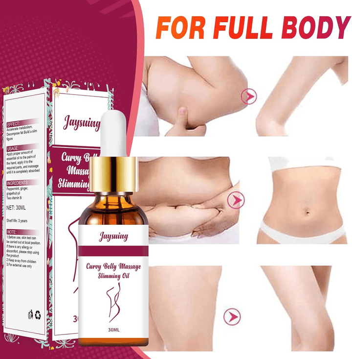 Jaysuing Curvy Belly Massage Slimming Oil - 30ml - Pinoyhyper