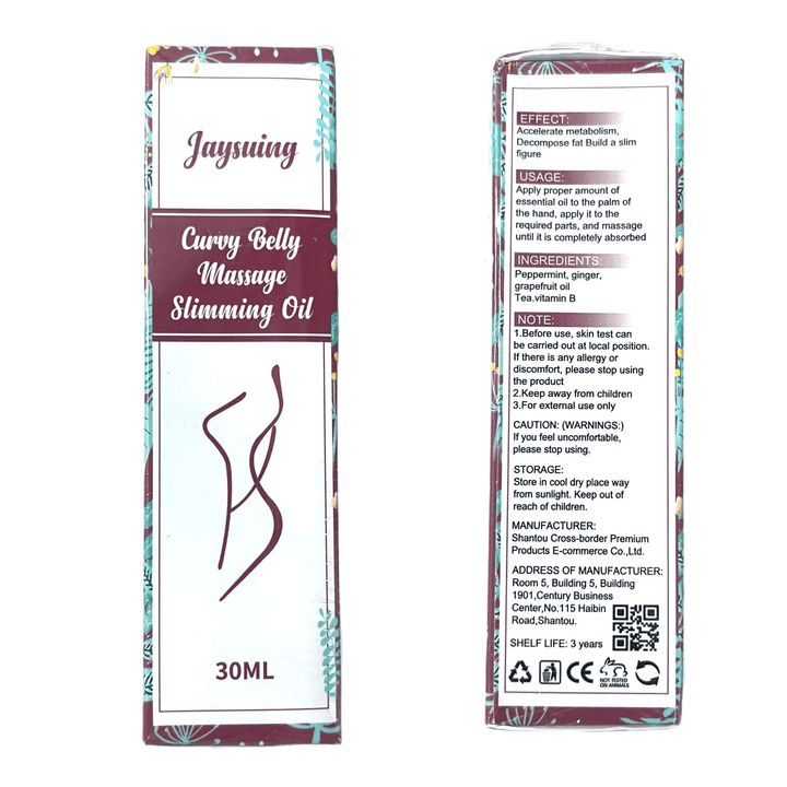 Jaysuing Curvy Belly Massage Slimming Oil - 30ml - Pinoyhyper