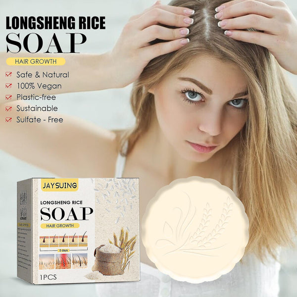 Jaysuing Longsheng Rice Soap for Hair Growth - Pinoyhyper
